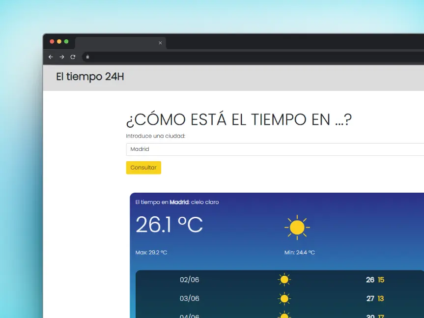 Weather App - Aplicación del clima